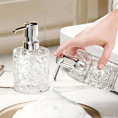 Luxury Water Ripple Plastic Soap Pump Dispenser