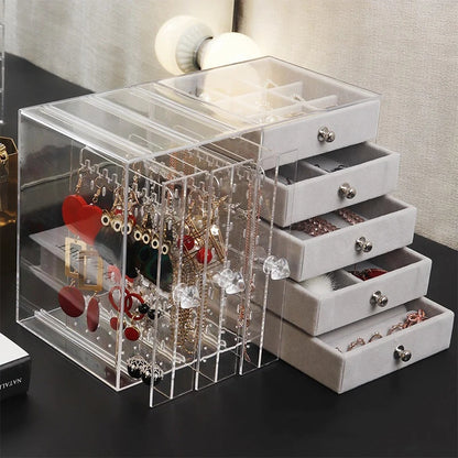 Transparent Acrylic Jewellery Organizer