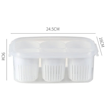 6 Pcs Detachable Food Storage Container