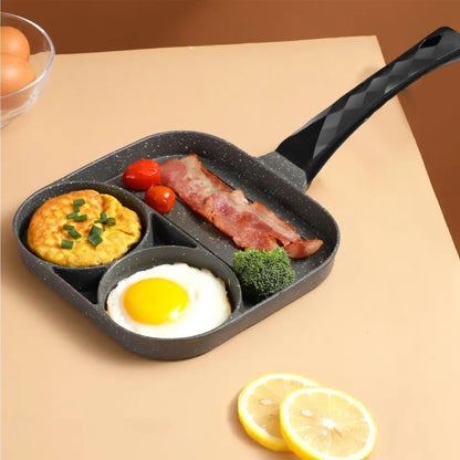 Nonstick Four And Three Portion Frying Pan