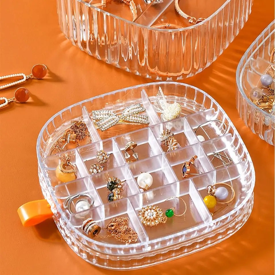 Transparent Crystal Jewelery Organiser