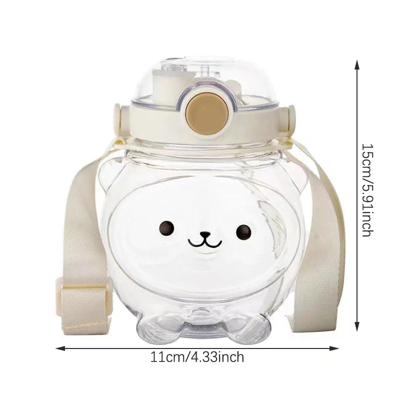 bear shape twin stream sipper