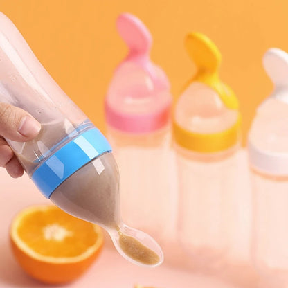 Silicone Spoon Feeder Bottle