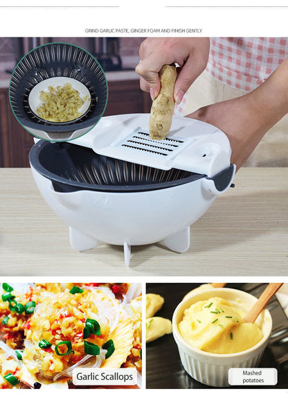 Multifunctional Drain Basket Vegetables Cutter