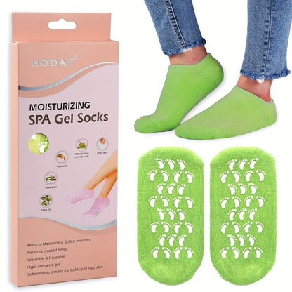 Silicone Spa Moisturizing Gel Socks