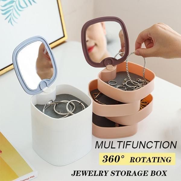 4 Layer Rotatable Jewelry Organizer