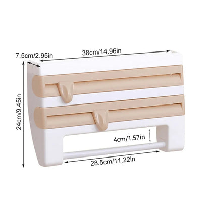 4 In 1 Wall Mounted Paper Dispenser