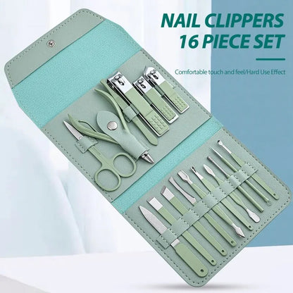 16pcs Nail Care Tool Set