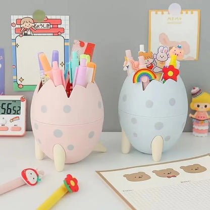 Cute Egg Shape Pen Holder