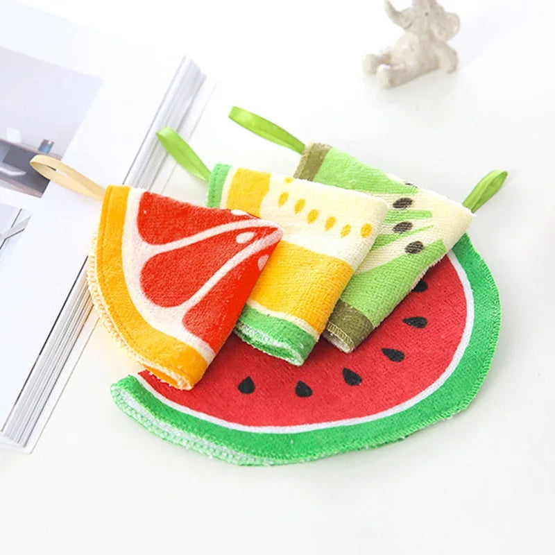 Fruit Pattern Kitchen Cleaning Towel (4pcs Set)