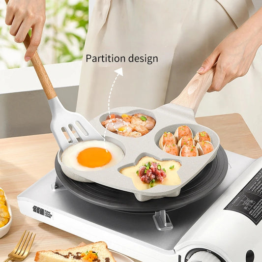 Nonstick Four Portion Frying Pan