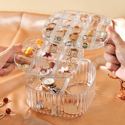 Transparent Crystal Jewelery Organiser