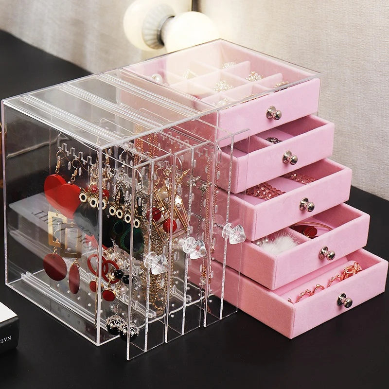 Transparent Acrylic Jewellery Organizer