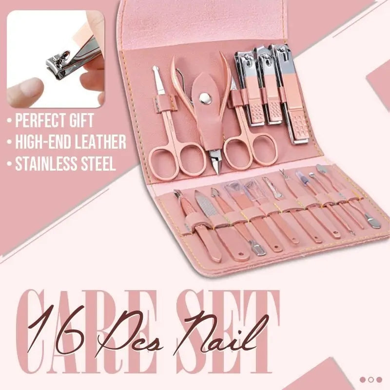 16pcs Nail Care Tool Set