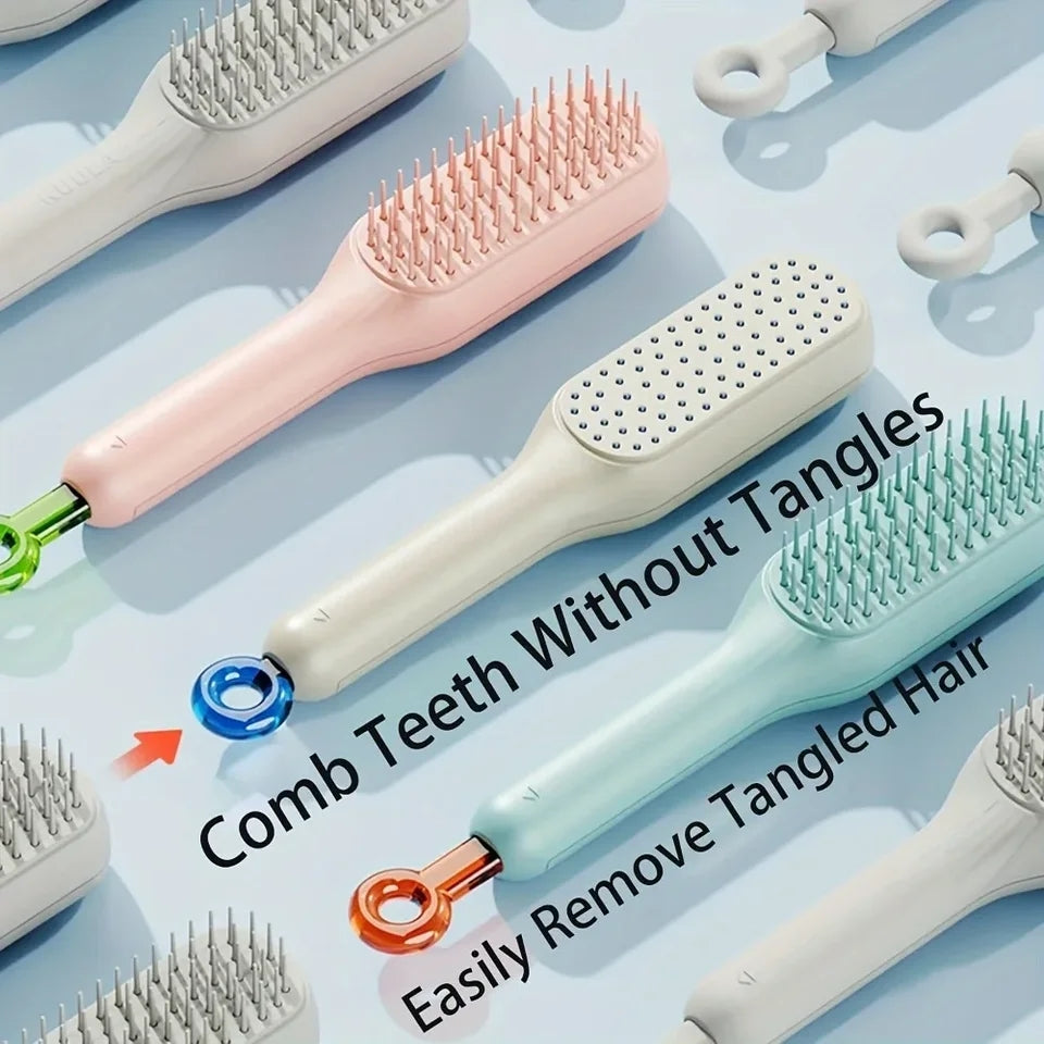 Self Cleaning Hairbrush