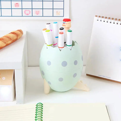 Cute Egg Shape Pen Holder