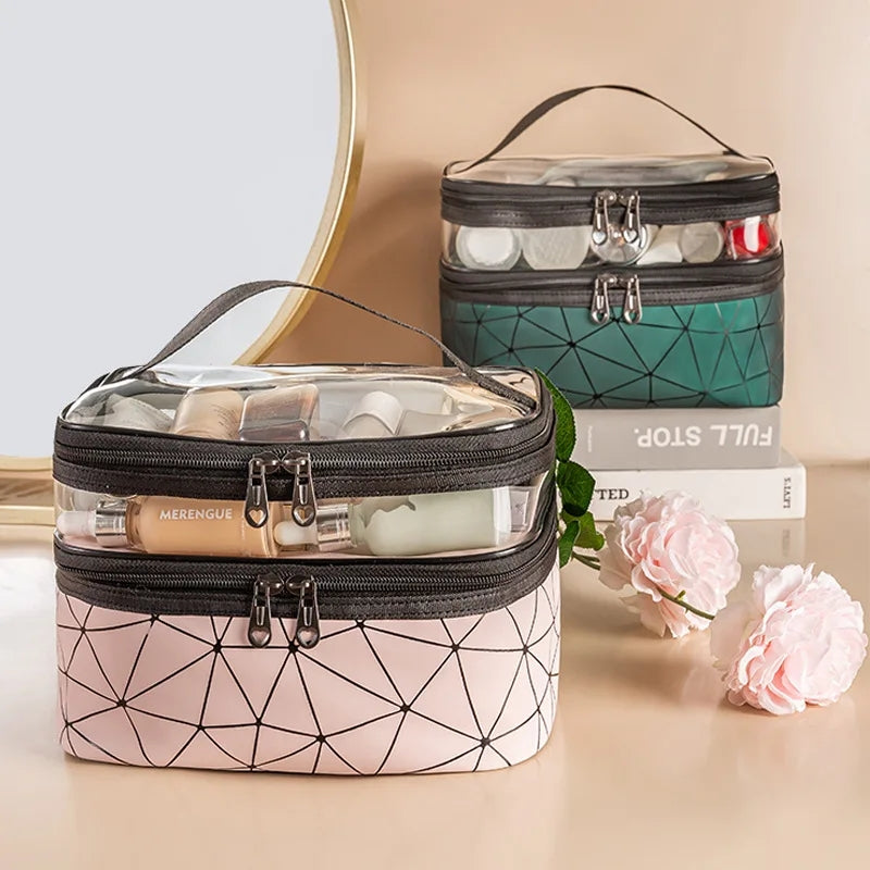 Double Layer Makeup Bag