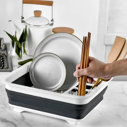 Folding Dish Drying Rack