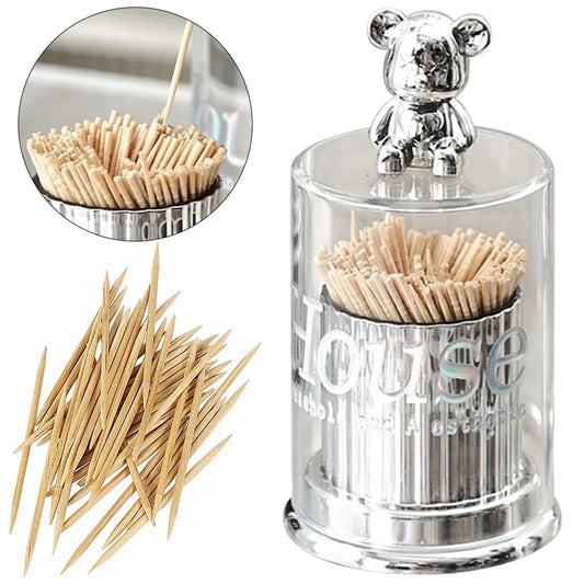 Toothpick Holders Container with Lid