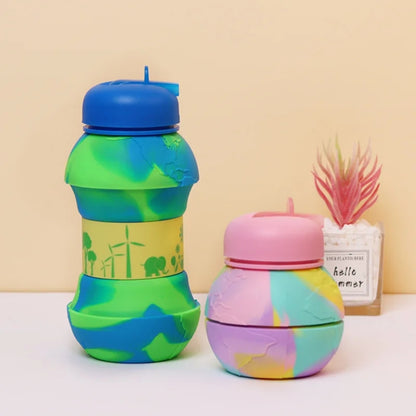 silicone folding watter bottle