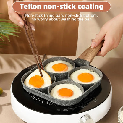 Nonstick Four And Three Portion Frying Pan