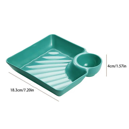 Divided Plastic Snacks Tray