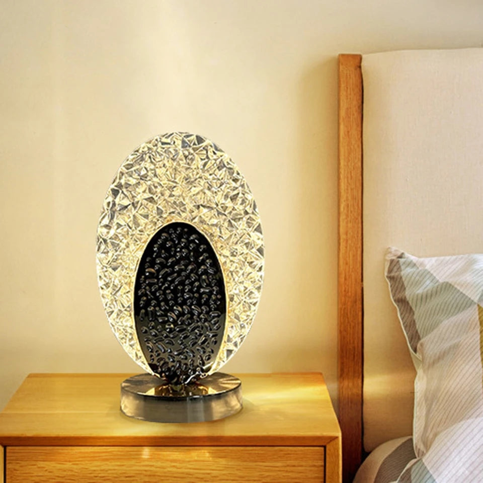 Chargeable Table Crystal Lamp