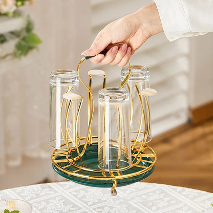 Luxury Round Glass Stand