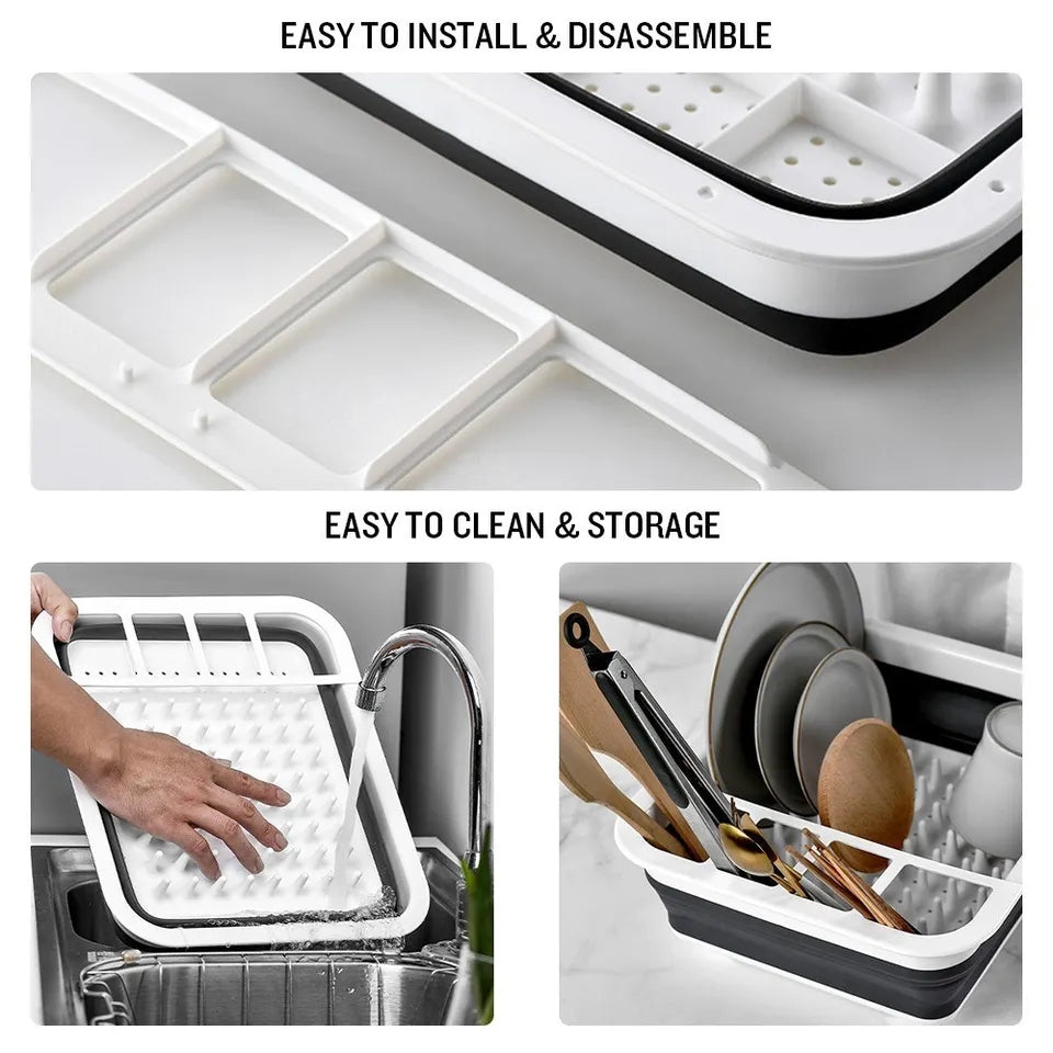 Folding Dish Drying Rack