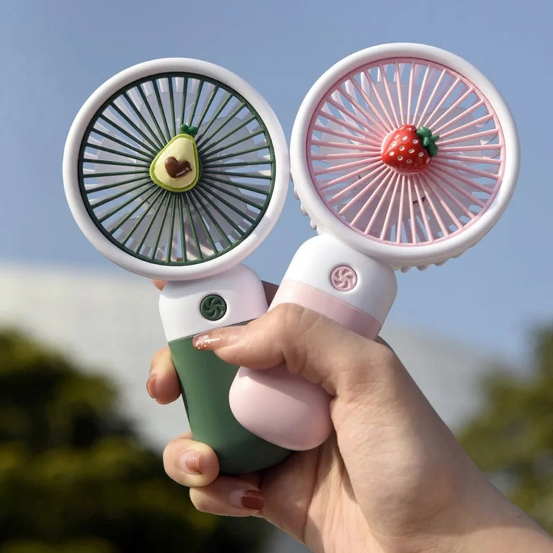 Portable Mini Handheld USB Rechargeable Fan