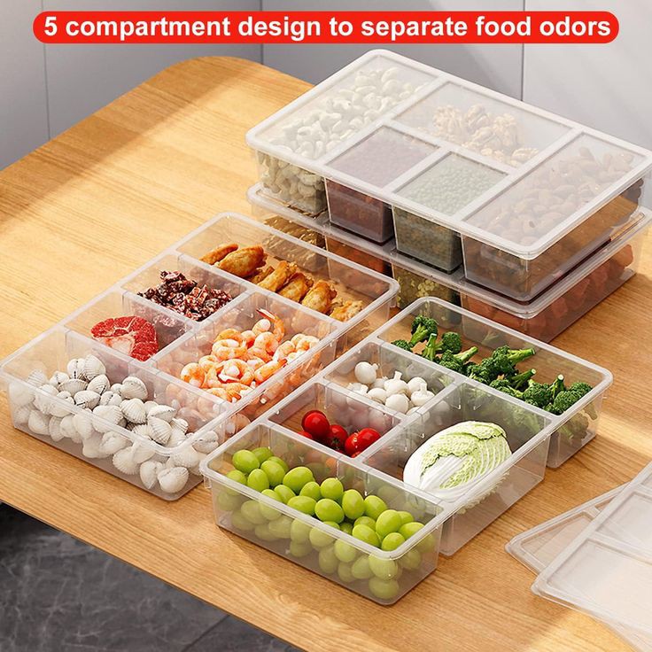 6 Portions Multipurpose Storage Box