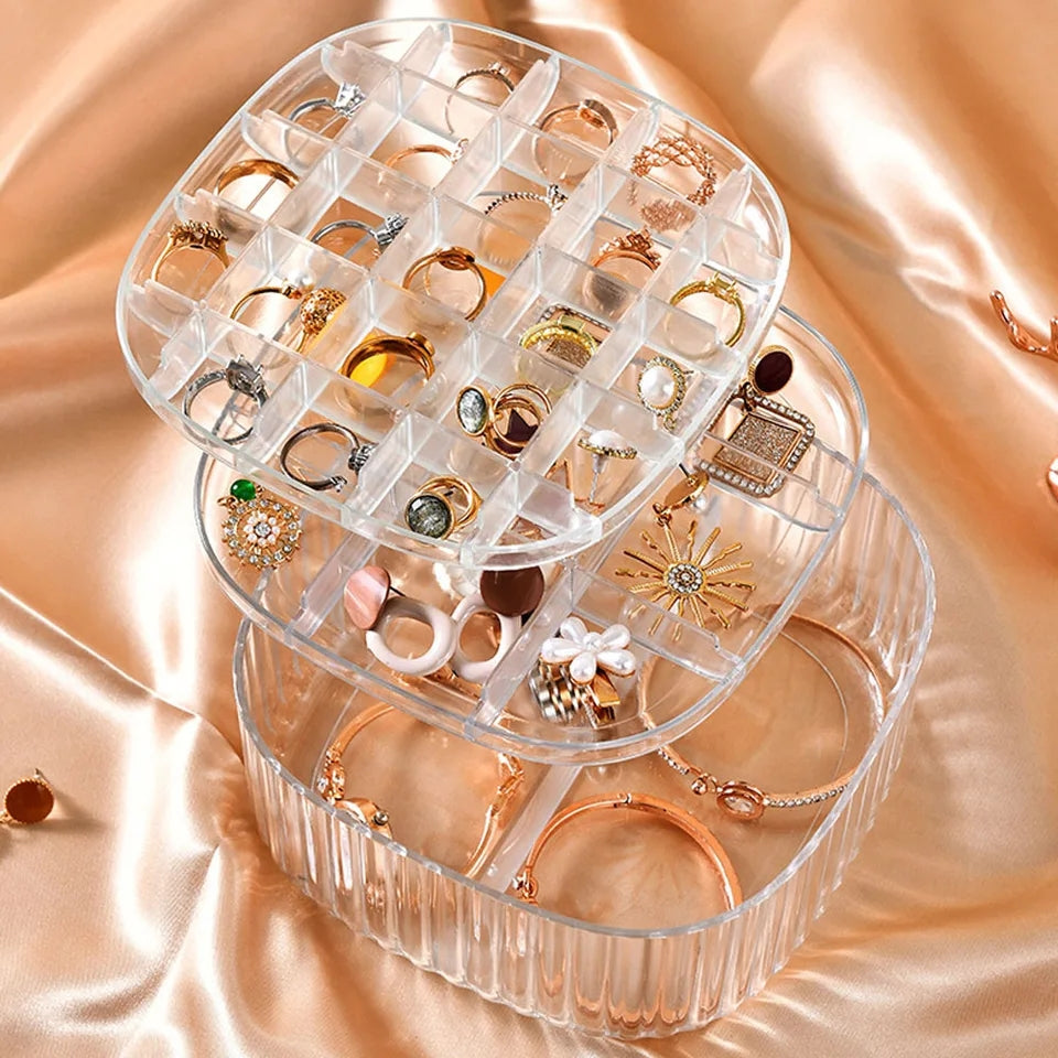 Transparent Crystal Jewelery Organiser