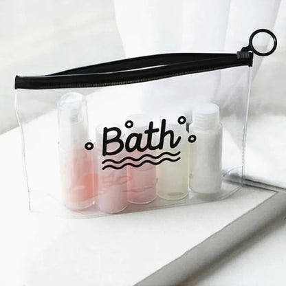 Transparent Travel Cosmetics Bag