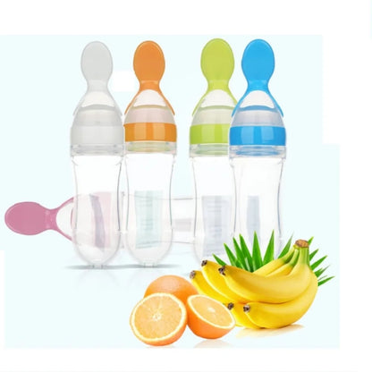 Silicone Spoon Feeder Bottle