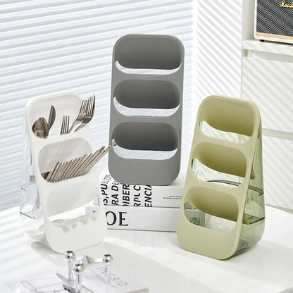 3 Layer Storage Box Chopstick Holder