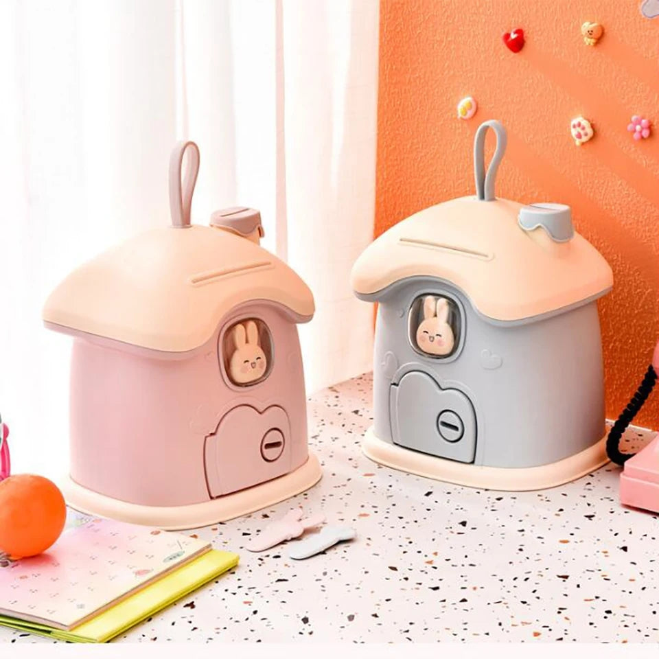 Mushroom Design House Shape Money Box