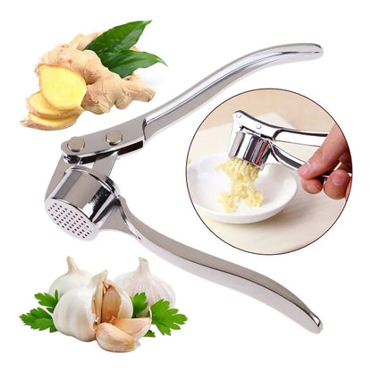 Stainless Steel Garlic Press Crusher