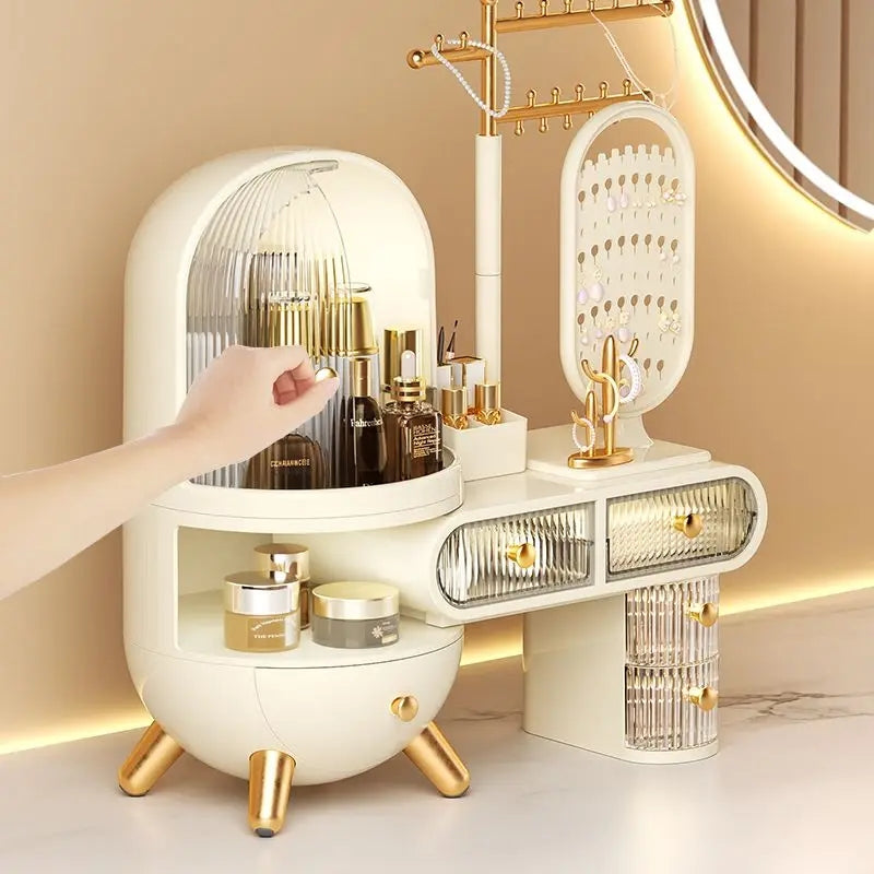 Luxury Dressing Table Cosmetics Storage Box