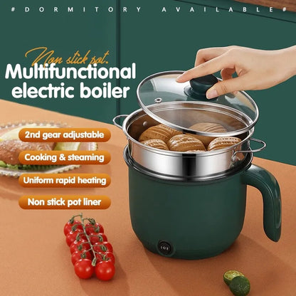 JUBAKE Electric Nonstick Hot Pot Cooker And Steamer