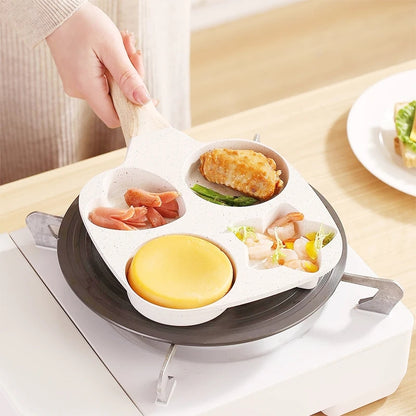 Nonstick Four Portion Frying Pan