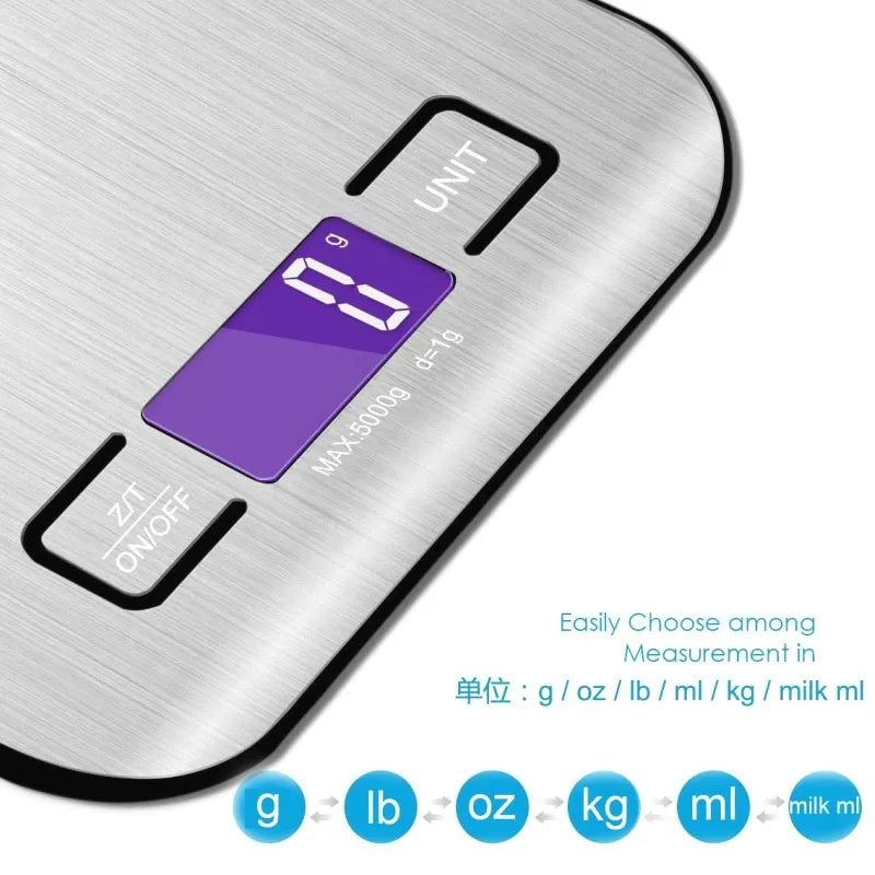 Rechargeable Stainless Steel Weight Scale