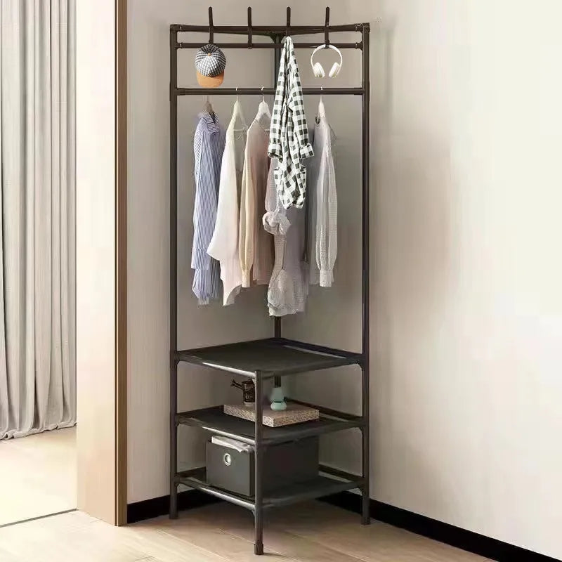 Corner Coat Storage Rack