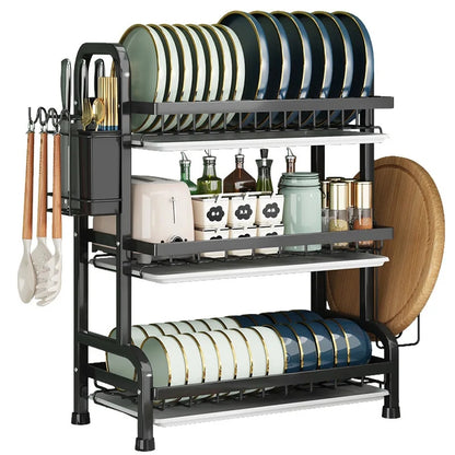 2 and 3 Tier Dish Drying Rack