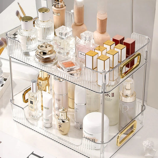 2-Tier Makeup Desk Organizer