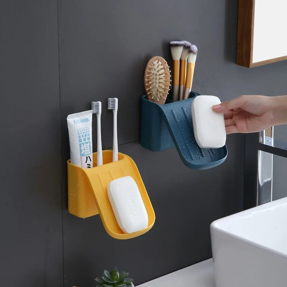 Drain Soap Holder With Storage Box