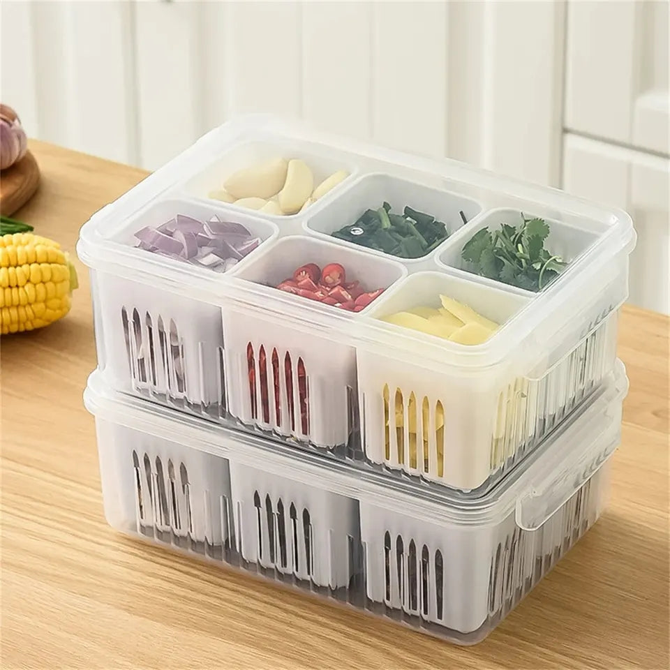 6 Pcs Detachable Food Storage Container