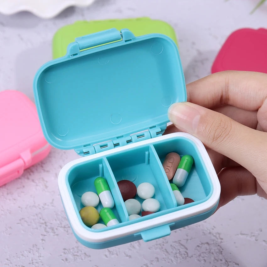 3 Grid Mini Portable Pills Organizer