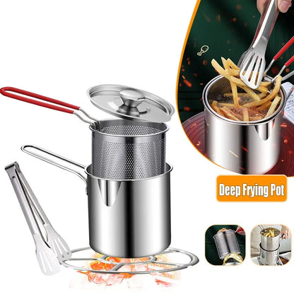 Stainless Steel Deep Frying Pot