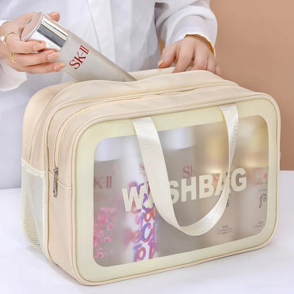 Double Layer Travel Cosmetics Washbag Pouch