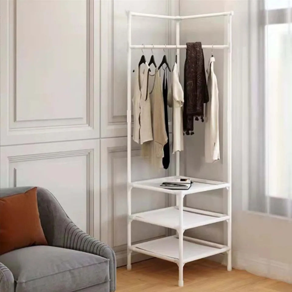 Corner Coat Storage Rack